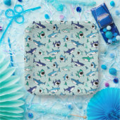 Haaien Papieren Bordje (Feest)