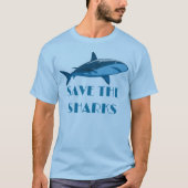 Haaien redden t-shirt (Voorkant)
