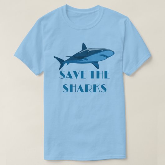 Haaien redden t-shirt (Design voorkant)