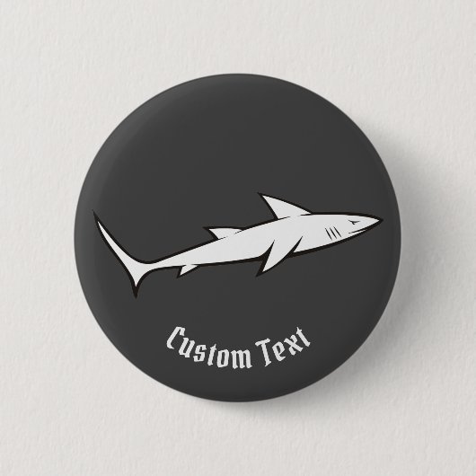 Haaien Ronde Button 5,7 Cm (Voorkant)