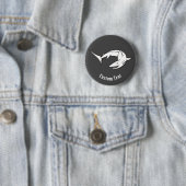 Haaien Ronde Button 5,7 Cm (In situ)