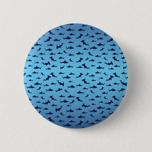 Haaien Ronde Button 5,7 Cm (Voorkant)