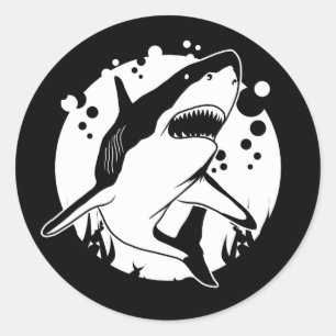 Haaien Ronde Sticker