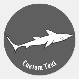 Haaien Ronde Sticker