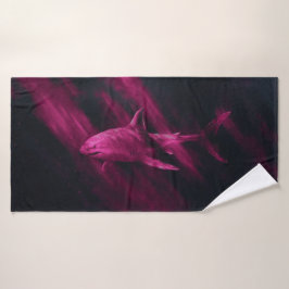 Haaien Roze 30 X 60 Badhanddoek