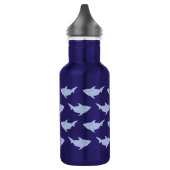 Haaien Schattigee Kinder waterfles met naam (Links)