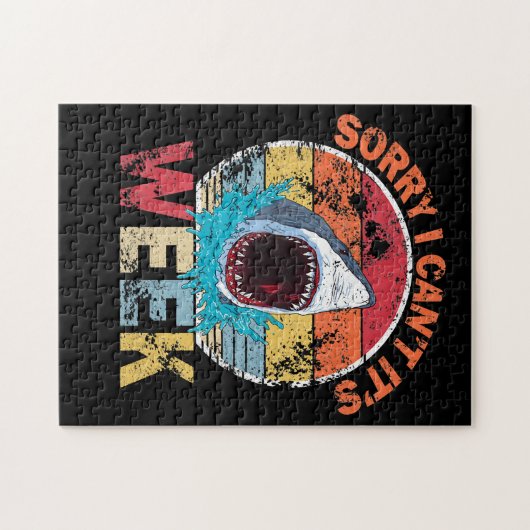 Haaien Sorry dat ik zijn weke, grappige Mannen met Legpuzzel (Horizontaal)