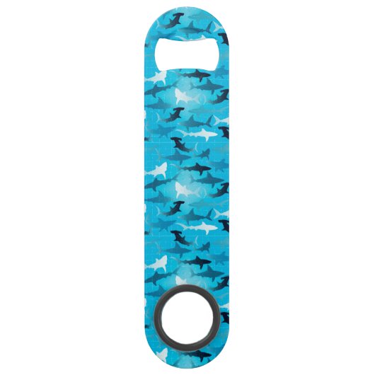 haaien! speed flessenopener (Achterkant)