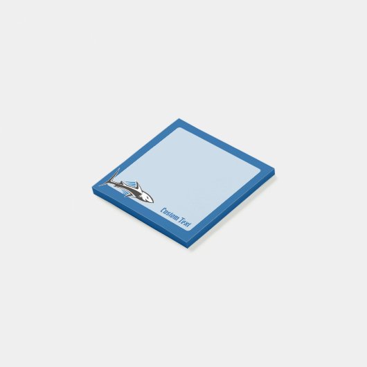 Haaien Stamicoon 1 Post-it® Notes (Schuin)