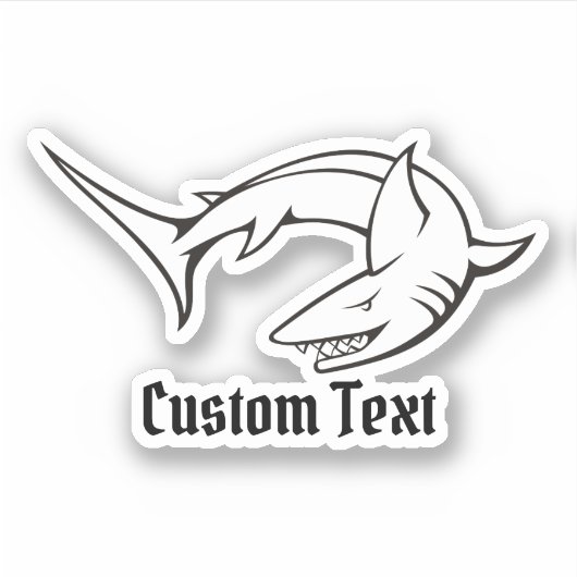 Haaien Sticker (Voorkant)