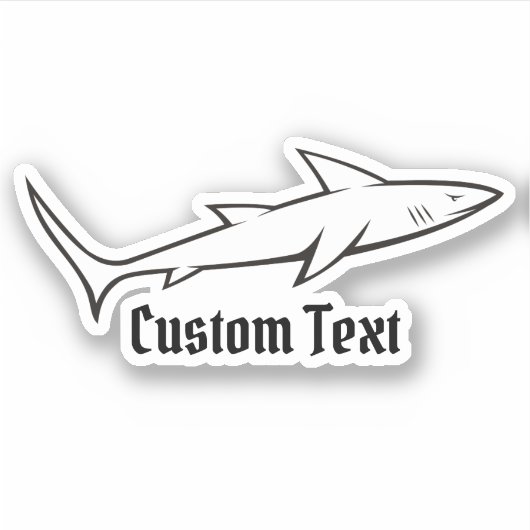 Haaien Sticker (Voorkant)