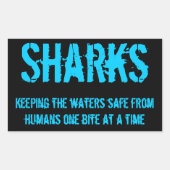 Haaien Sticker (Voorkant)