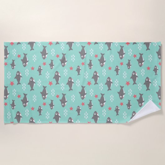 Haaien Strandlaken (Voorkant)