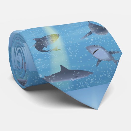 Haaien Stropdas (Opgerold)