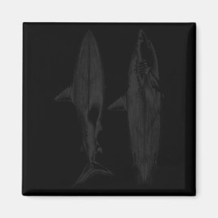 Haaien surfboard vin ontwerp koele surfer oceaan s magneet