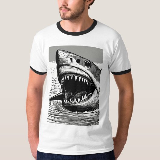 Haaien T-shirt (Voorkant)