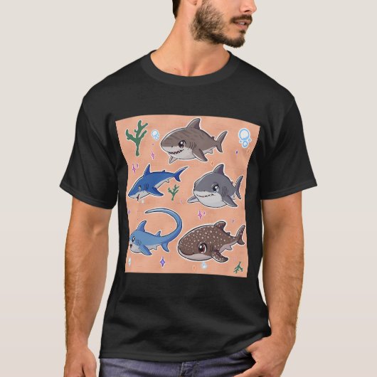 Haaien T-shirt (Voorkant)