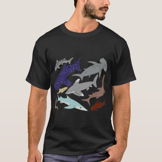 Haaien T-shirt (Voorkant)