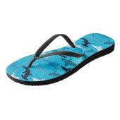 haaien! teenslippers (Schuin)