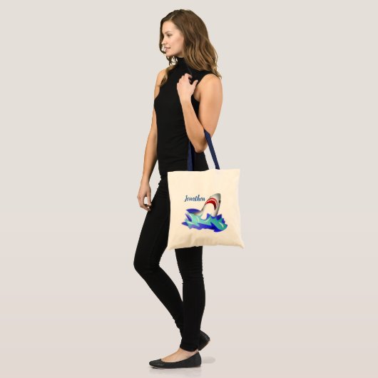 Haaien Tote Bag (Voorkant (model))