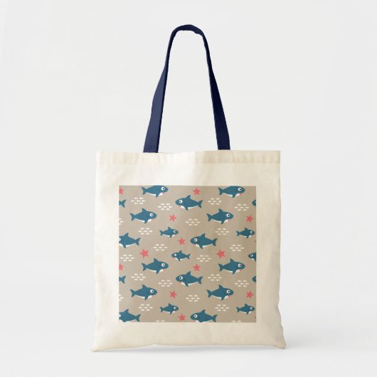 Haaien Tote Bag (Voorkant)