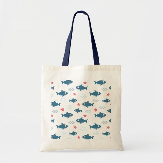 Haaien Tote Bag (Voorkant)