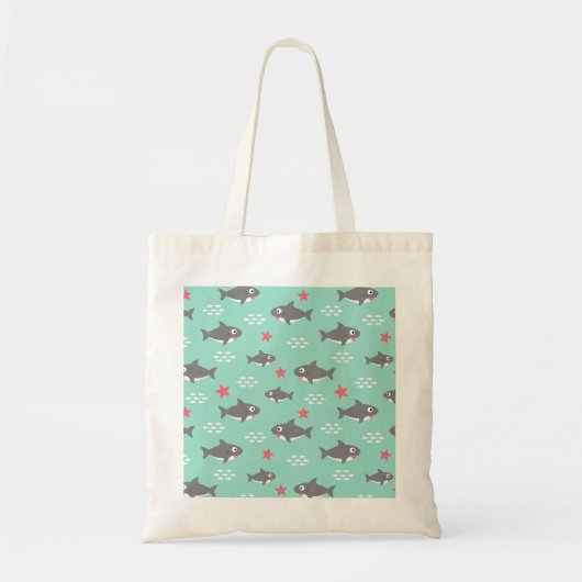 Haaien Tote Bag (Voorkant)