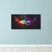 Haaien trots canvas afdruk (Insitu (Houten vloer))