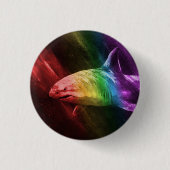 Haaien Trots Ronde Button 3,2 Cm (Voorkant)