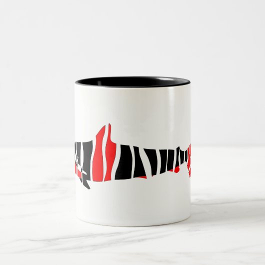 Haaien Tweekleurige Koffiemok (Center)