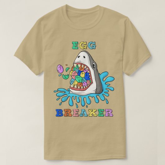 Haaien van de eierzoen Pasen Funny Boys Kinder T-S T-shirt (Design voorkant)