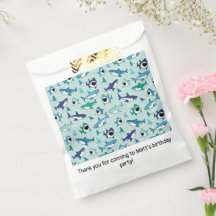 Haaien verjaardagsfeestje blauw