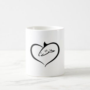 Haaien Vis Zee oceaankoel Funny Gift Koffiemok