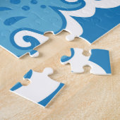 Haaien Vissen Zachte Zeeen Levensduur Kinder Puzzl Legpuzzel (Zijkant)