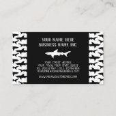 Haaien Visten Bootkapitein Nautical Visitekaartje (Voorkant)