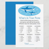 Haaien Wat zit er in je baby shower met handtas (Voorkant / Achterkant)