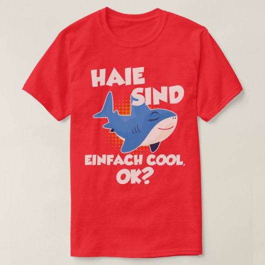 Haaien zijn gewoon cool Shark Sweatshirt (Design voorkant)