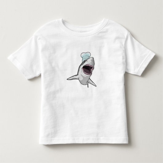 Haaien zoals Cook met Chef-pet Kinder Shirts (Voorkant)