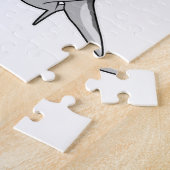 Haaien zoals Cook met Chef-pet Legpuzzel (Zijkant)