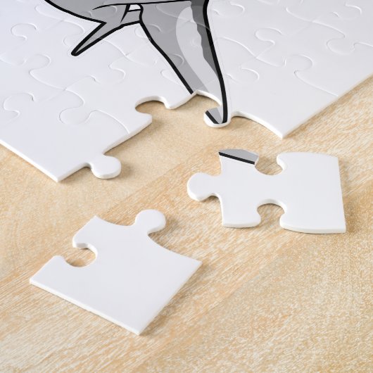 Haaien zoals Cook met Chef-pet Legpuzzel (Zijkant)