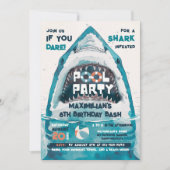 Haaien Zomer POOL Feest Kaart (Voorkant)