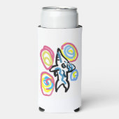 Haaien zomer seltzer blikjeskoeler (Seltzer Voorkant)
