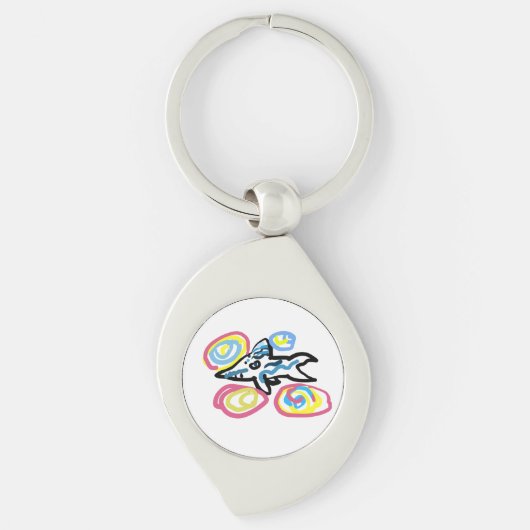 Haaien zomer sleutelhanger (Voorkant)
