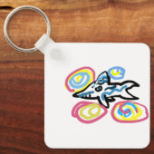 Haaien zomer sleutelhanger (Voorkant)