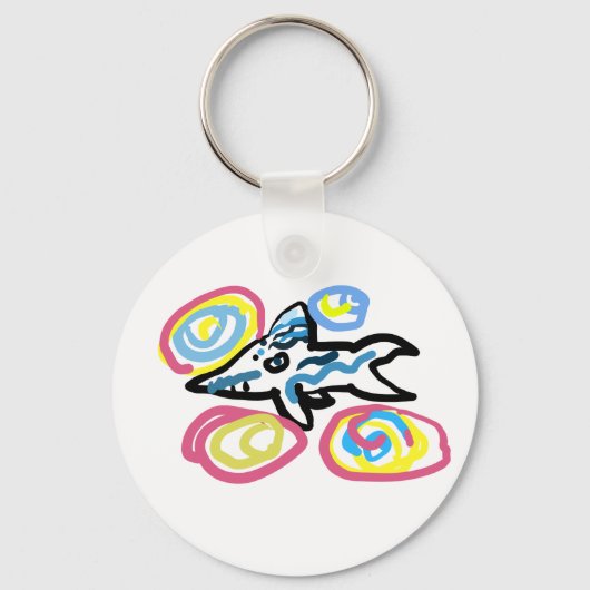 Haaien zomer sleutelhanger (Voorkant)