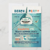 Haaien Zomer Strandfeest Kaart (Voorkant)