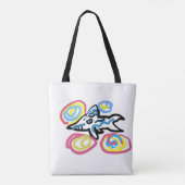 Haaien zomer tote bag (Achterkant)