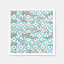 Haaien zwemmen de Mid Century Current