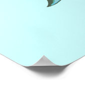 haaien zwemmen in cirkels poster (Hoek)