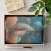 Haaien zwemmen in een koraalrif Decoupage Tissuepapier (Geschenk)